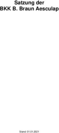 Satzung der BKK B. Braun Aesculap