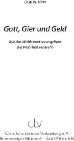 Gott, Gier und Geld - Christliche Literatur-Verbreitung e. V. Ravensberger Bleiche 6 33649 Bielefeld - Daniel Verlag