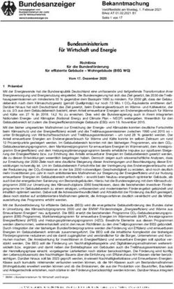 Bekanntmachung Ver&ouml;ffentlicht am Montag, 1. Februar 2021 BAnz AT 01.02.2021 B1 Seite 1 von 17 - Bundesanzeiger