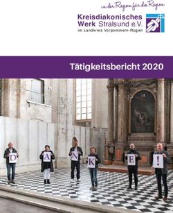 Kreisdiakonisches Werk Stralsund e.V. im Landkreis Vorpommern-R&uuml;gen - T&auml;tigkeitsbericht 2020 - Kreisdiakonisches Werk Stralsund eV
