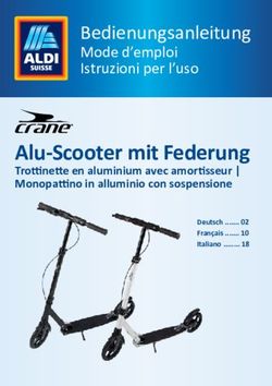 Alu-Scooter mit Federung - Trottinette en aluminium avec amortisseur | Monopattino in alluminio con sospensione - Aldi Suisse