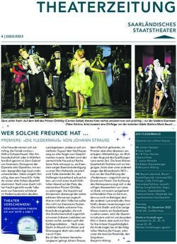 THEATERZEITUNG - Staatstheater Saarbrücken