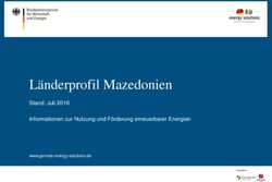 Länderprofil Mazedonien - Stand: Juli 2016 Informationen zur Nutzung und Förderung erneuerbarer Energien - German Energy Solutions