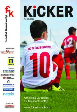 Offizielles Cluborgan FC K&uuml;ssnacht a/Rigi www.fckuessnacht.ch - Nr. 65/2022