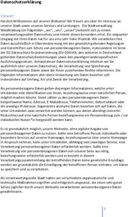 Datenschutzerklärung - Stadt Waldkraiburg