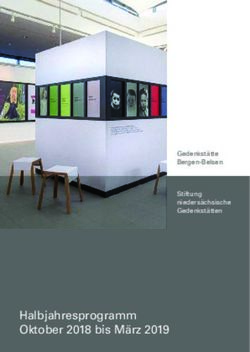 Halbjahresprogramm Oktober 2018 bis M&auml;rz 2019 - Gedenkst&auml;tte ...