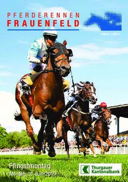 Pfingstmontag Montag, 10. Juni 2019 - Rennverein Frauenfeld