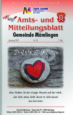 DANKE MamaMamaMama Amts- und Mitteilungsblatt - Gemeinde M&ouml;mlingen - Gemeinde M&ouml;mlingen