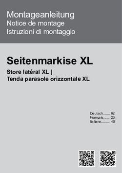 Seitenmarkise XL Store lat&eacute;ral XL | Tenda parasole orizzontale XL - Montageanleitung - Aldi Suisse