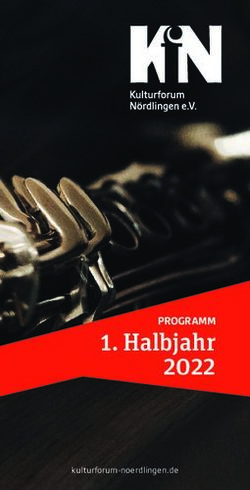 Halbjahr 2022 PROGRAMM - kulturforum-noerdlingen.de - Kulturforum N&ouml;rdlingen eV