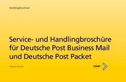 Service- und Handlingbrosch&uuml;re f&uuml;r Deutsche Post Business Mail und Deutsche Post Packet - Handlingbrosch&uuml;re