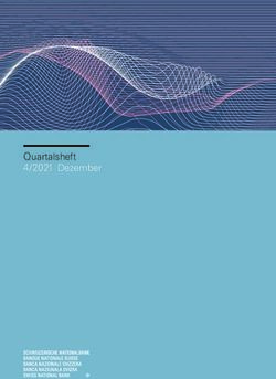 Quartalsheft 4 / 2021 Dezember - Swiss National Bank (SNB)