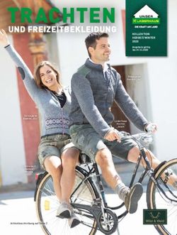 TRACHTEN UND FREIZEITBEKLEIDUNG - Landforst