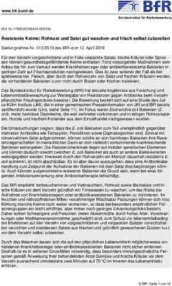 Resistente Keime: Rohkost und Salat gut waschen und frisch selbst zubereiten - Bund.de