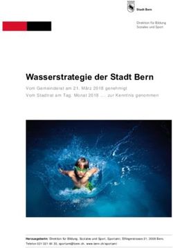 Wasserstrategie der Stadt Bern - Sportamt der Stadt Bern