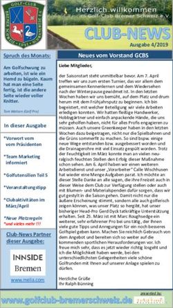 Neues vom Vorstand GCBS - Golfclub Bremer Schweiz