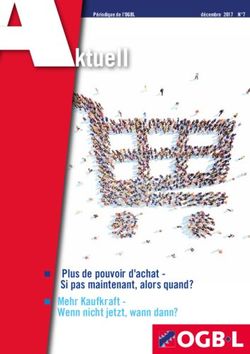 Plus de pouvoir d'achat - Si pas maintenant, alors quand?o Mehr Kaufkraft - Wenn nicht jetzt, wann dann? - OGBL