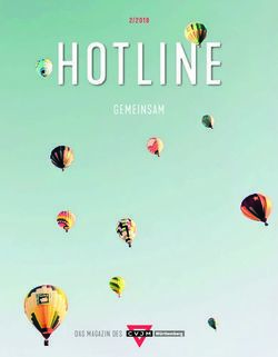 HOTLINE GEMEINSAM 2/2019 - CVJM W&uuml;rttemberg