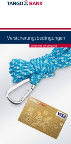 Versicherungsbedingungen - Targobank