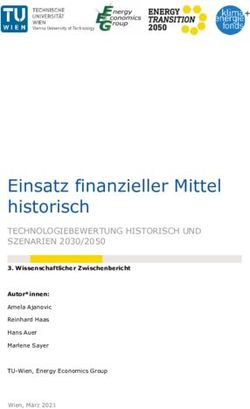 Einsatz finanzieller Mittel historisch - ENERGY TRANSITION ...