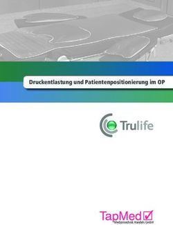 DRUCKENTLASTUNG UND PATIENTENPOSITIONIERUNG IM OP - MEDIZINTECHNIK HANDELS GMBH - TAPMED ...