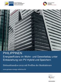 PHILIPPINEN Energieeffizienz im Wohn- und Gewerbebau unter Einbeziehung von PV-Hybrid und Speichern Zielmarktanalyse 2022 mit Profilen der ...