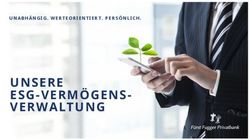 UNSERE ESG-VERM&Ouml;GENS-VERWALTUNG - UNAB H&Auml;NG IG . WER TEO R IENTIER T. PER S&Ouml; NLICH - F&uuml;rst Fugger ...