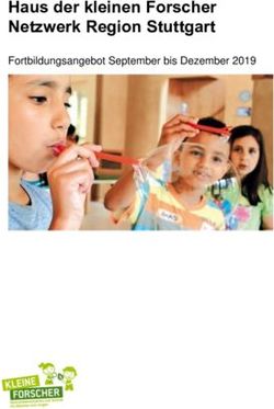 Haus der kleinen Forscher Netzwerk Region Stuttgart - Fortbildungsangebot September bis Dezember 2019 - IHK Stuttgart
