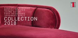 COLLECTION 2018 SEBASTIAN HERKNER MONICA F&Ouml;RSTER JAIME HAYON SODA DESIGNERS JOHANNES SPALT - WITTMANN