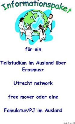 Für ein Teilstudium im Ausland über Erasmus+ Utrecht network free mover oder eine Famulatur/PJ im Ausland - Seite 1 von 18