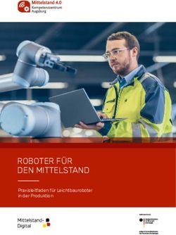 ROBOTER F&Uuml;R DEN MITTELSTAND - Praxisleitfaden f&uuml;r Leichtbauroboter in der Produktion - Kompetenzzentrum Augsburg