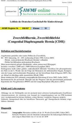 Zwerchfellhernie, Zwerchfelldefekt (Congenital Diaphragmatic Hernia CDH )