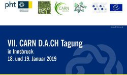 VII. CARN D.A.CH Tagung - in Innsbruck 18. und 19. Januar 2019 - P&auml;dagogische Hochschule Tirol
