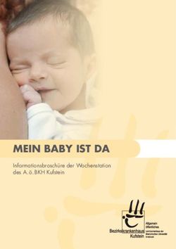 MEIN BABY IST DA Informationsbroschüre der Wochenstation des A. ö. BKH Kufstein