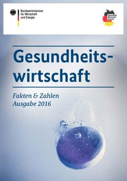 Gesundheits wirtschaft - Fakten & Zahlen Ausgabe 2016