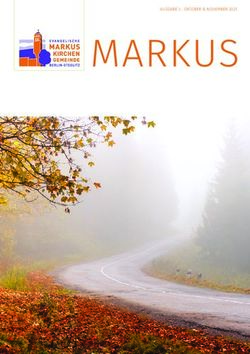 MARKUS AUSGABE 5 OKTOBER & NOVEMBER 2021 - Markus Gemeinde