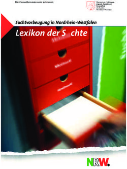 Lexikon der Süchte Suchtvorbeugung in Nordrhein-Westfalen - Die Gesundheitsministerin informiert