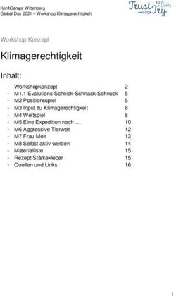 Klimagerechtigkeit Inhalt: Konfi-Camp Wittenberg