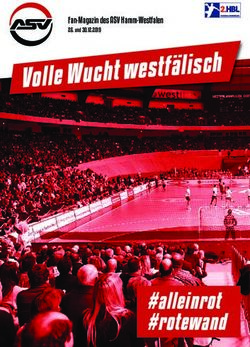 Volle Wucht westf&auml;lisch - #alleinrot - Fan-Magazin des ASV Hamm-Westfalen