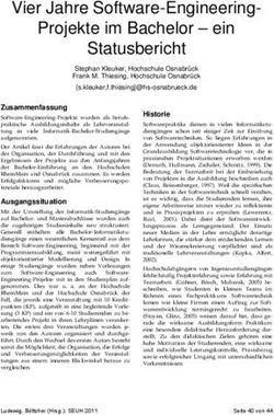 Vier Jahre Software-Engineering-Projekte im Bachelor - ein Statusbericht