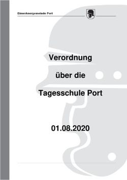 Verordnung über die Tagesschule Port 01.08.2020 - Port BE