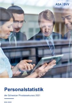Personalstatistik der Schweizer Privatassekuranz 2021