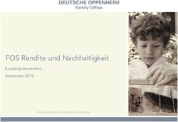 FOS Rendite und Nachhaltigkeit - Kundenpr&auml;sentation Dezember 2019 - Deutsche Oppenheim ...