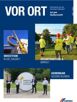 VOR ORT Auf gute - INVESTITION IN DIE ZUKUNFT VERANTWORTUNG & UMWELT - CEMEX Deutschland AG