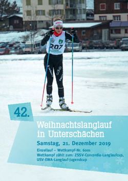 Weihnachtslanglauf in Untersch&auml;chen - Samstag, 21. Dezember 2019 Einzellauf - Wettkampf-Nr. 6001 Wettkampf z&auml;hlt zum: ...