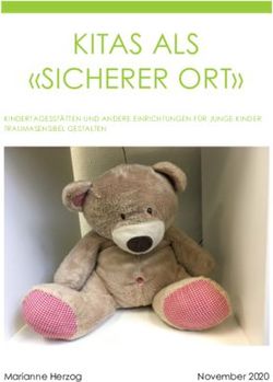 KITAS ALS "SICHERER ORT" - Marianne Herzog