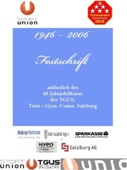 Anlässlich des 60-Jahrjubiläums der TGUS, Turn - Gym -Union Salzburg