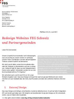Redesign Websites FEG Schweiz und Partnergemeinden