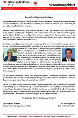 Verordnungsblatt - Bildungsdirektion f&uuml;r Tirol