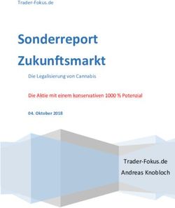 Sonderreport Zukunftsmarkt - Trader-Fokus.de Andreas Knobloch - Trader Fokus